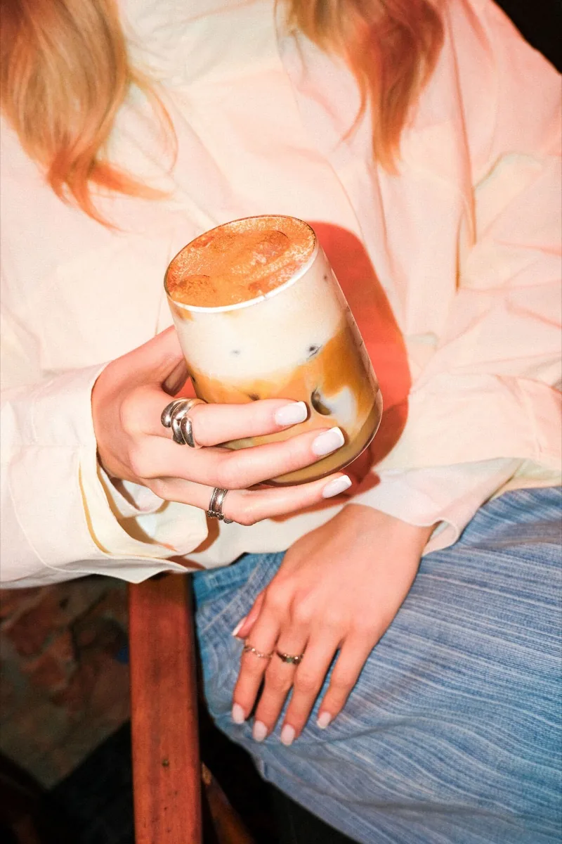 Banana Bread & Maple Foam Iced Latte
